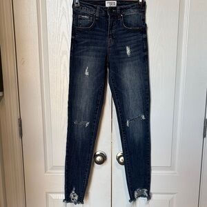NWOT! Distressed Insane Gene Blue Jeans